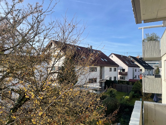 Aussicht vom Balkon